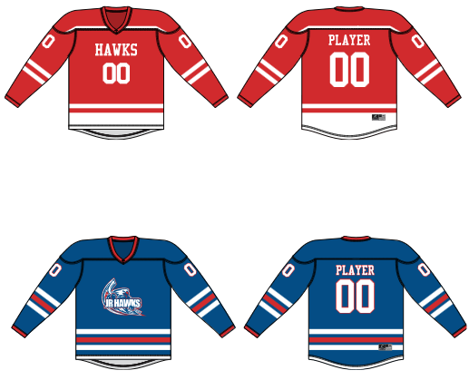 Jr. Hawks REVERSIBLE jerseys
