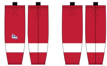 Jr. Hawks Red socks RED