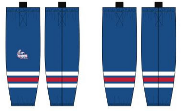 Jr. Hawks Red socks BLUE